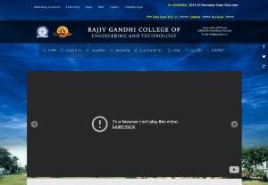 Rajiv Gandhi College of Engineering and Technology - engineering college top 3 colleges in Pondicherry 