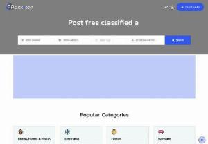 Post free classified ads in India | Post Free Classifieds in India - free classifieds in India - click4post is an Indian free classifieds website where you can post advertisements our promote your business.