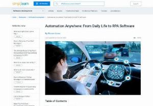 Automation Anywhere: From Daily Life to RPA Software - When you hear someone say 