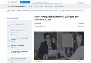 Top 10 Data Analyst Interview Questions and Answers - To better equip yourself for any interview, it's always a good idea to be ready for different types of questions by having the right answers prepared. This doesn't mean sounding rehearsed or scripted, but instead, just having a good idea of how to respond so that you don't find yourself at a loss for words. Sometimes, these questions are meant to catch you off-guard, so preparing ahead of time can help you to avoid these potential setbacks. 