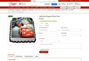 Send Lightning McQueen Photo Cake Gifts To hyderabad - Order Lightning McQueen Photo Cake in India from our online portal. Country oven offers a wide range cartoon photo cakes in yummy flavors. hyderabad