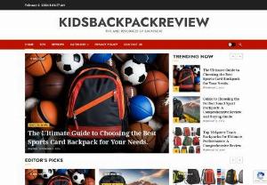 Kids backpack review - Description; By reviewing,  log on to this page to get an idea of ​ ​ the best Kids backpack. You can collect a good backpack for your kid through our product review.