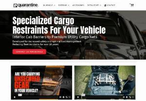 Vehicle Cargo Nets | Certified to Guarantee Safety | Quarantine Restraints - Specializing in Engineer Certifed Cargo Nets for all Vehicles. Ensuring safe storage of cargo inside and outside the vehicle with our Interior Cab & Bed Nets.