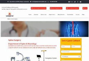 Best Spine Surgeon in Hyderabad - Microsurgery and fusion procedure under 3D Image intensifier with flat panel technology
Brain Lab Navigation system to ensure precise surgical result
Intra operative Nerve Monitoring systems for disc lesion and sciatica surgery
Spinal Endoscopy under local anesthesia
Minimally Invasive Spine Surgery using Lasers
Percutaneous Endoscopic Lumbar Disectomy (PELD)
where patients can go home in 12hours post surgery