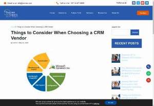 How to Choose the Right CRM for Your Business - They offer suitable CRM solutions to all the companies for effectively handling the business operations like automating sales, handling interaction with the customers and accessing all business information.