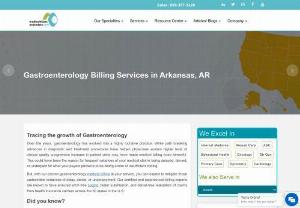 GASTROENTEROLOGY BILLING SERVICES IN ARKANSAS - MBC's billing specialists in the state aim to improve your cash flows by paying close attention to minor details to your billing process requirements.