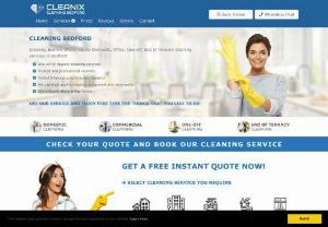 Cleaning Bedford - Domestic and Commercial Cleaners - Cleaning Bedford offers regular Domestic, Office, One-off, End of Tenancy cleaning services in Bedford. Get a Quote and Book our Cleaning Service online.