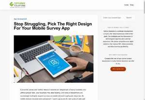 Survey Mobile App Design - No more struggling with typical survey mobile app design. To help you design an amazing survey app,  we have collated some important points which will create a robust look.