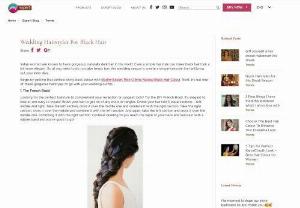 Wedding Hair Styles for Black Hair Trending This Wedding Season - Godrej Expert Blogs - Make heads turn this wedding season by creating our suggested simple to make hairstyles that will bring out your inner diva. Know what hairstyle to choose to make you look extremely stylish in your black hair.