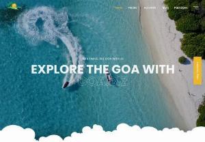 Goa Tours - Goa Hotels, Beaches, Activities, Booking - Goa in india famous for beaches, hotels, fun activities like water sport, parasailing, surfing, hiking, romance, waterfall, night life, party on beaches