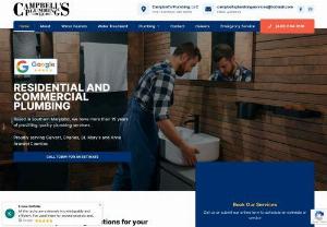 Campbell's Plumbing, LLC - Campbell's Plumbing is located in Port Republic Maryland. We provide plumbing services for residential plumbing, commercial plumbing, new construction plumbing and all service plumbing.