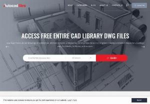 World biggest free AutoCAD library. Access free entire CAD Library - Download free AutoCAD drawings of architecture, Interiors designs, Landscaping, Constructions detail, Civil engineer drawings and detail, House plan, Buildings plan, Cad blocks, 3d Blocks, and sections dwg files.