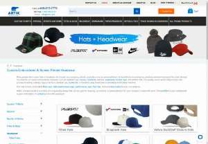Custom Embroidered Hats and Printed Headwear - Looking for custom printed hats, embroidered baseball caps and bandana in Toronto, Canada? Artik provides high-quality custom printed promo logo hats, embroidered baseball caps, bandana, and more caps at great offers. Speak to our customer service rep to place your order