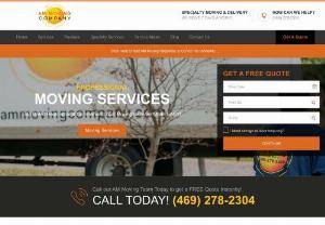 Ammovingcompany - We offer a range of specialty moving and delivery services for residential,  apartment,  commercial,  storage units,  load and unloads,  pick up/delivery of retail purchased items (furniture,  appliances,  etc.),  hot shots and junk removal of household items.