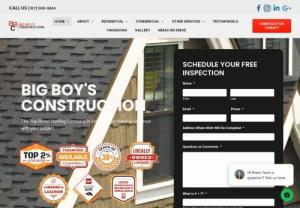 Big Boy's Construction - Roofing Contractors In Indianapolis - Big Boy's Construction offers roofing services and more to the greater Indianapolis area. Call us today for superior service and workmanship.