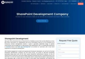 SharePoint Development Company - With considerable knowledge, we provide our customers with 100% authentic and quality-driven solutions and top-notch experience in SharePoint development that suits best for your enterprise requirement across the globe at cost-affordable rates. 
