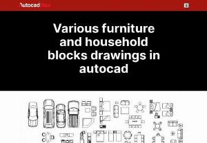 Various furniture and household blocks drawings in autocad - Various furniture and household blocks drawings in AutoCAD that show door window blocks details with furniture blocks details of table and chair, sofa set, double bed along with some sanitary blocks details.