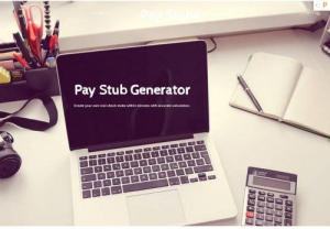 Create Pay Stubs - Using Pay Stubs, all it takes to use it is company name and salary information and within 2 minutes you can create paycheck stubs with information such as company name, work schedule and salary details.