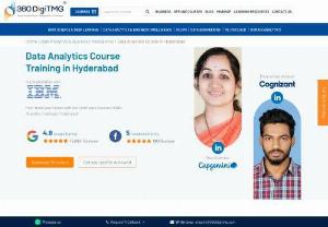 Data Analytics Course in Hyderabad | Best Data Analytics Training in Hyderabad - 360DigiTMG is the Best Data Analytics Certification Course Training Institute in Hyderabad. 360DigiTMG is the best Data Analytics using Python Training Institute In Hyderabad providing Data Analytics Training Classes by real-time faculty with course material. Attend Data Analytics Classroom Training in Hyderabad.
