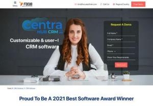 Best CRM Software for Small Business USA - Increase your lead conversions and boost your sales operations with the Cloud-based CRM software from Focus Softnet, one of the Best CRM Software for Small Business USA.