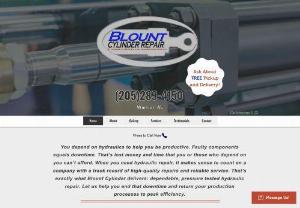 Blount Cylinder Repair - Blount Cylinder Repair offers sales,  service,  and repairs of hydraulic and pneumatic components. Our company offers service to industries and customers in Alabama,  Tennessee,  Georgia,  and Mississippi. We offer free pickup and delivery-warranty on every fully repaired item. Our goal is to offer excellent customer service from start to finish. Our free in shop quote policy allows us to inspect and accurately quote you.