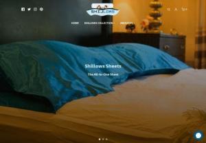 Shillows - Shillows is an all in one fitted sheet with a sewn-in pillow cover,  for easy insertion and removal of the pillows.