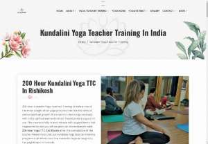 Kundalini Yoga Teacher Training in Rishikesh - Sri Yoga Ashram Rishikesh offers Kundalini Yoga Teacher Training in India is fully in accordance with Yoga Alliance USA requirements and you will be given an internationally valid yoga alliance teacher training certificate after the completion of this course. After this course you will be able to practice and teach Kundalini Yoga all over the world in the most authentic manner and help spread the light of spirituality and peace all over the world. The aim of Sri Yoga Ashram Rishikesh is to sprea