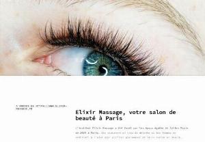 Elixir Massage - The Elixir Massage Institute is the new expression scene of the naturist massage in Paris
The Elixir Massage massage parlor offers an extensive range of inventive massages, alone or in pairs, for an effervescent sensation of well-being.