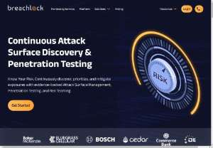 Breachlock Inc - Most security testing for cloud-based companies is slow,  complicated,  and costly. BreachLock isn't. Whether you need to demonstrate compliance for an enterprise client,  battle-test your application before launch,  or safeguard your entire DevOps environment,  we've got you covered with our cloud based on-demand security testing platform.