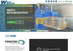 Waste Management Equipment Australia | Waste Initiatives - Australia's leading supplier of waste & recycling equipment including balers, shredders, compactors, glass crushers & bin lifters. Contact us today!