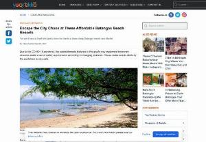 Escape the City Chaos at these Affordable Batangas Beach Resorts - You don't have to break the bank to have fun thanks to these affordable Batangas resorts near Manila!