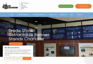 Book your Trade show banner, display and Exhibition Signs from The Sign Factory. - Order now the best Trade show banner, display and Exhibition signs form The Sign Factory. Our Tradeshow banner display signs are easy to carry from one place to another. To know more about pricing call at 704.321.0040