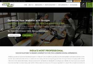 Web designing service in India | webzarc - Webzarc is a web solution and web designing firm in India with a strict motto to provide only the best available web based solutions in the market. We understand that not all our clients are tech savvy,  and hence we gently guide them through the ever changing realm of the internet to their desired destination.