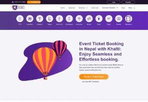 Buy Event Ticket Online using Khalti - Browse & Buy tickets for various concerts, seminars, game shows, reality shows, parties and other events happening around you using Khalti