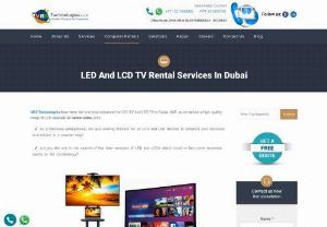 LED TV Rental Dubai | LCD TV Rental Services in Dubai - Looking for LED and LCD TV Rentals in Dubai? VRS Technologies offers LED and LCD TV rental services in Dubai. LED Tv Rental Dubai for Booking call us @+971555182748.