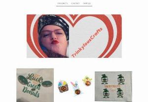 Trinkylou's Craft Corner - A craft store selling wood crafts Circuit crafts from t-shirts to glass etching and wood crafts . Family will be working together to sell you many different items.Custom dress up-play clothes can be custom made for you as well as custom every day worn clothes for kids
