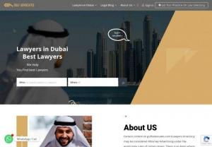 Legal Consultants in Dubai - As legal attorneys law directory, we had the gratification of working with some of the well renowned and influential businesses across the Gulf region. However, we concluded from our experience that regular people do not have any access to best lawyers that money can buy, where as he high net worth individuals can easily approach them.