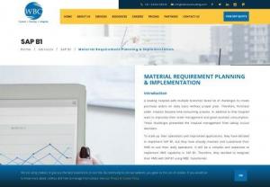 Material requirements planning (MRP) - Material prerequisites arranging (MRP) is a framework for ascertaining the materials and segments expected to make an item. It comprises of three essential advances: taking stock of the materials and segments close by, recognizing which extra ones are required and after that booking their creation or buy