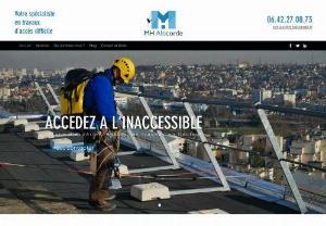 MH Alticorde - Specialist in difficult access jobs: cleaning, window cleaning, anti-pest treatments, painting and masonry at height, inspection and installation of security systems for people and materials ...