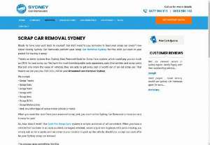 Scrap Car Removal Sydney, Cash - At Sydney Car Removals you will get the free Scrap Car Removal servicing. We also undertake removal for Trucks, SUV s of any condition. Contact us for info at 0477964311.