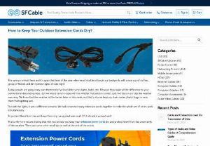 How to Keep Your Outdoor Extension Cords Dry? - Learn how you can keep your extension cords dry while you are using them outdoors for your fairy lights setup or even inside your place with these easy and proven tricks.

