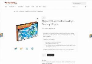 Buy Top Geomag Magnetic Panel construction toys - Geomag 180 pcs - Buy the top  Geomag Magnetic panel glitter construction toys - Geomag 180 pcs at Spheria at low cost. 100% original Geomag Classic magnetic Toys. Shop now.

