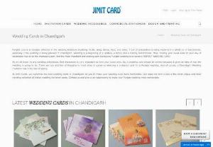 Designer Wedding Cards in Chandigarh | Jimit Cards - We offer a wide range of Wedding Cards in Chandigarh. Eloquent Designs to suit your Grand Punjabi Wedding at affordable rates.
