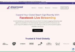 Broadcast Live Video Stream via Facebook in Dubai, UAE - Start broadcast with facebook live stream from your device. Get easily engage your audience on facebook live stream. Dreamcast provides the best facebook live video streaming services available in Dubai, UAE.