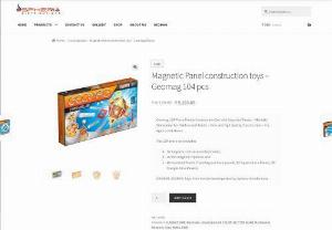 Buy Geomag Magnetic Panel construction toys - Geomag 104 Pcs - Buy the top  Geomag Magnetic panel glitter construction toys - Geomag 104 pcs at Spheria at low cost. 100% original Geomag Classic magnetic Toys. Shop now.
