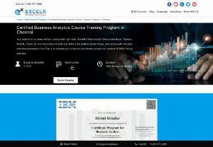 business analytics course in chennai - 
ExcelR is the best training institute for Business Analytics or Data Science in chennai. Business Analytics is an extreme popular,in demand profession in the market. Complete Lifecycle of course will be covered in Business Analytics course 
Business Analytics or Data Science or Data Science certification course refers to analytical skills,technologies,practices continuous iterative exploration and Analysis of past Business performance to gain perception and drive business planning.
ExcelR of