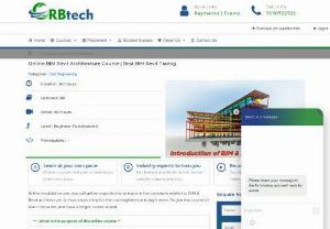 Revit Online Course - CRBTech provides best Revit Online Course with 100% job guarantee