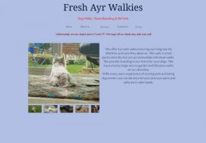 Fresh Ayr Walkies - We offer Dog walking, home boarding and home visits to care for cats and other small pets