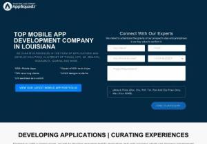 Top Mobile App Development Company Louisiana - AppSquadz is a preeminent Mobile App Development Company in Louisiana assisting you in designing and turning your mockups into high-quality iOS or Android Apps that are scalable and robust with a great level of security at competitive rates.