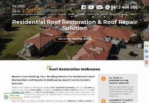 Modern Seal Roofing - We have 25 years of experience in repairing and restoring roofs in Melbourne. We are qualified and our work is guaranteed for 10 (TEN) Years. We Are Members of the HIA and our quality of work speaks for itself. We service the south eastern suburbs and metropolitan Melbourne. Modern Seal Roofing as a name you can trust.